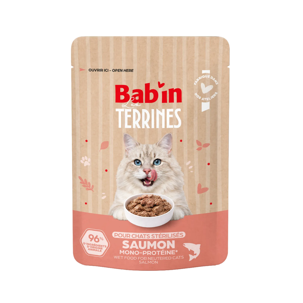 Terrine Bab'in Chat Saumon