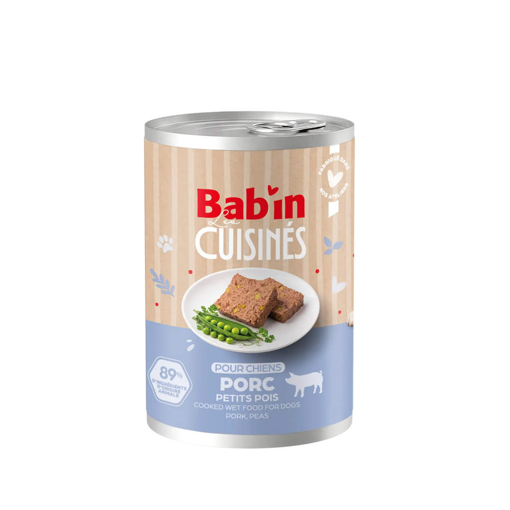 Terrine les cuisinés BABIN - Porc pois