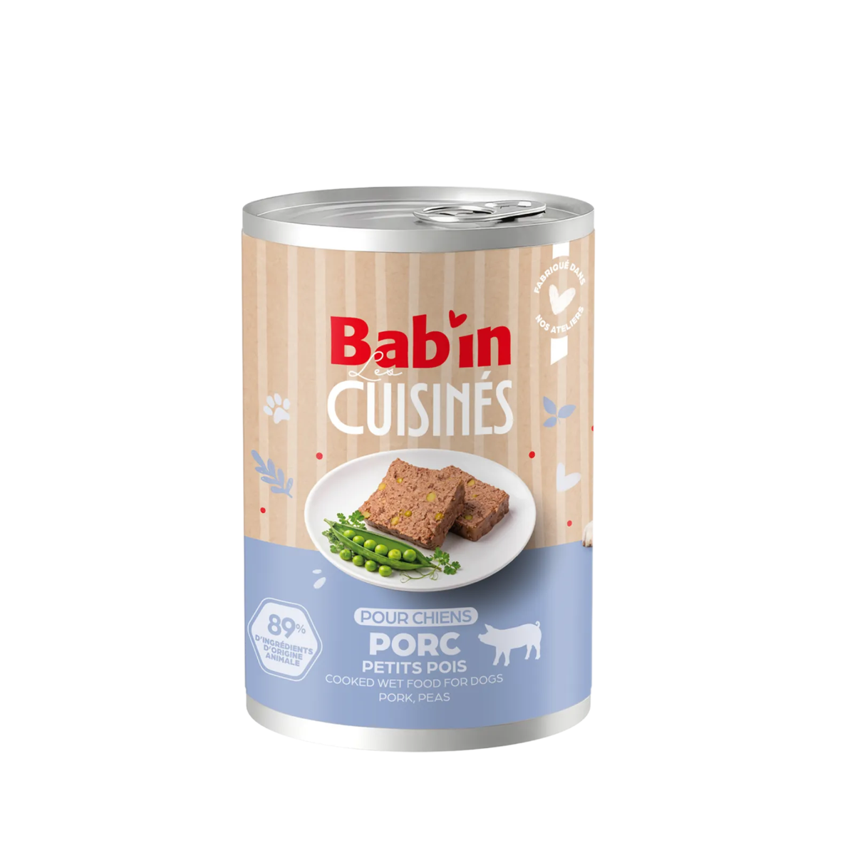 Terrine les cuisinés BABIN - Porc pois