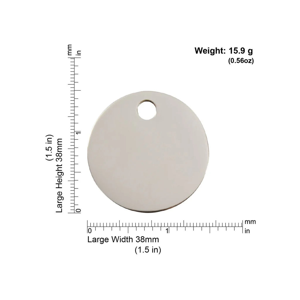 Médaille d'identification rond