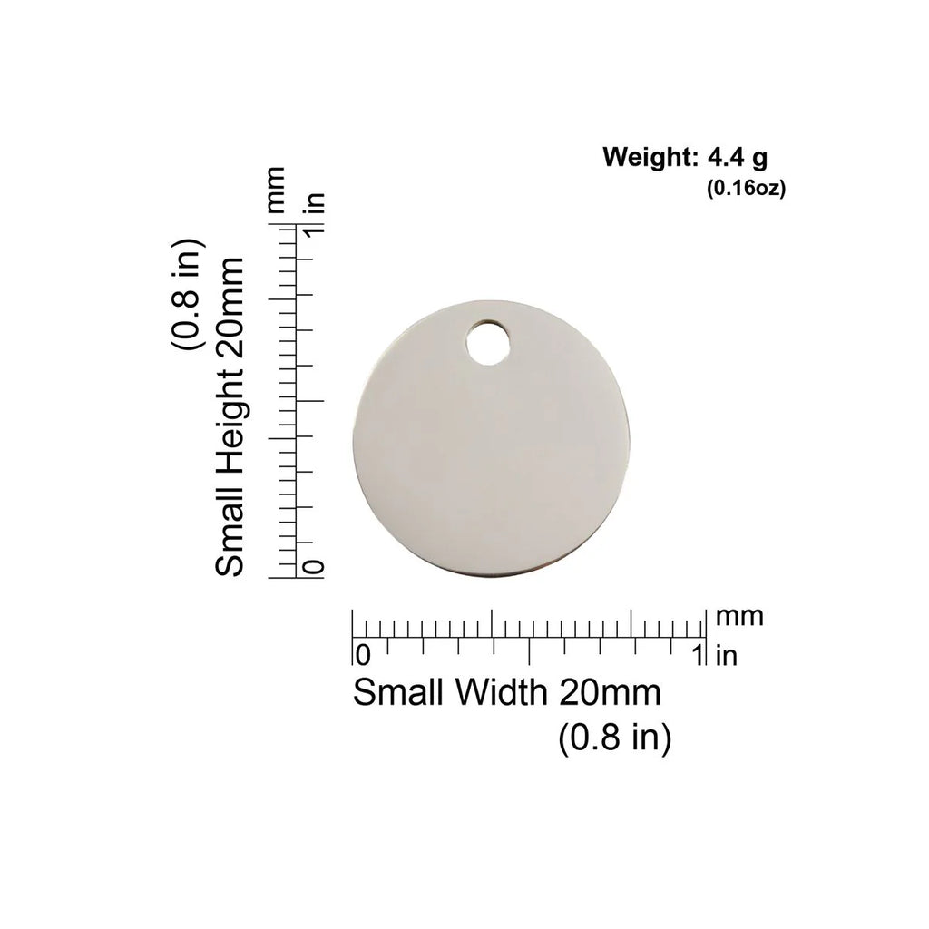 Médaille d'identification rond