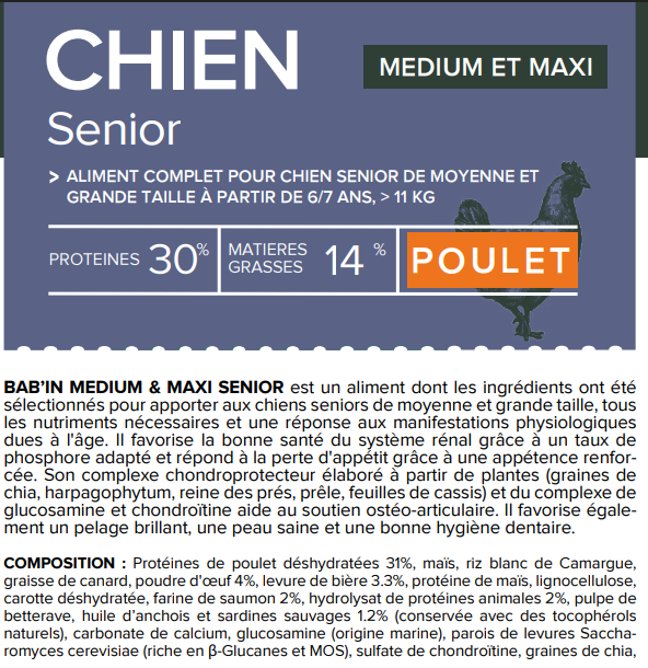 Medium & Maxi Senior - BABIN - 12 kg