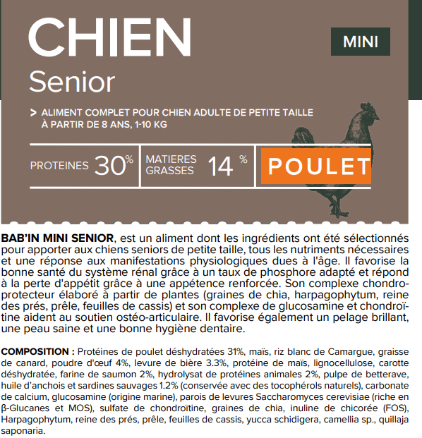 Mini Senior - BABIN - 6 kg