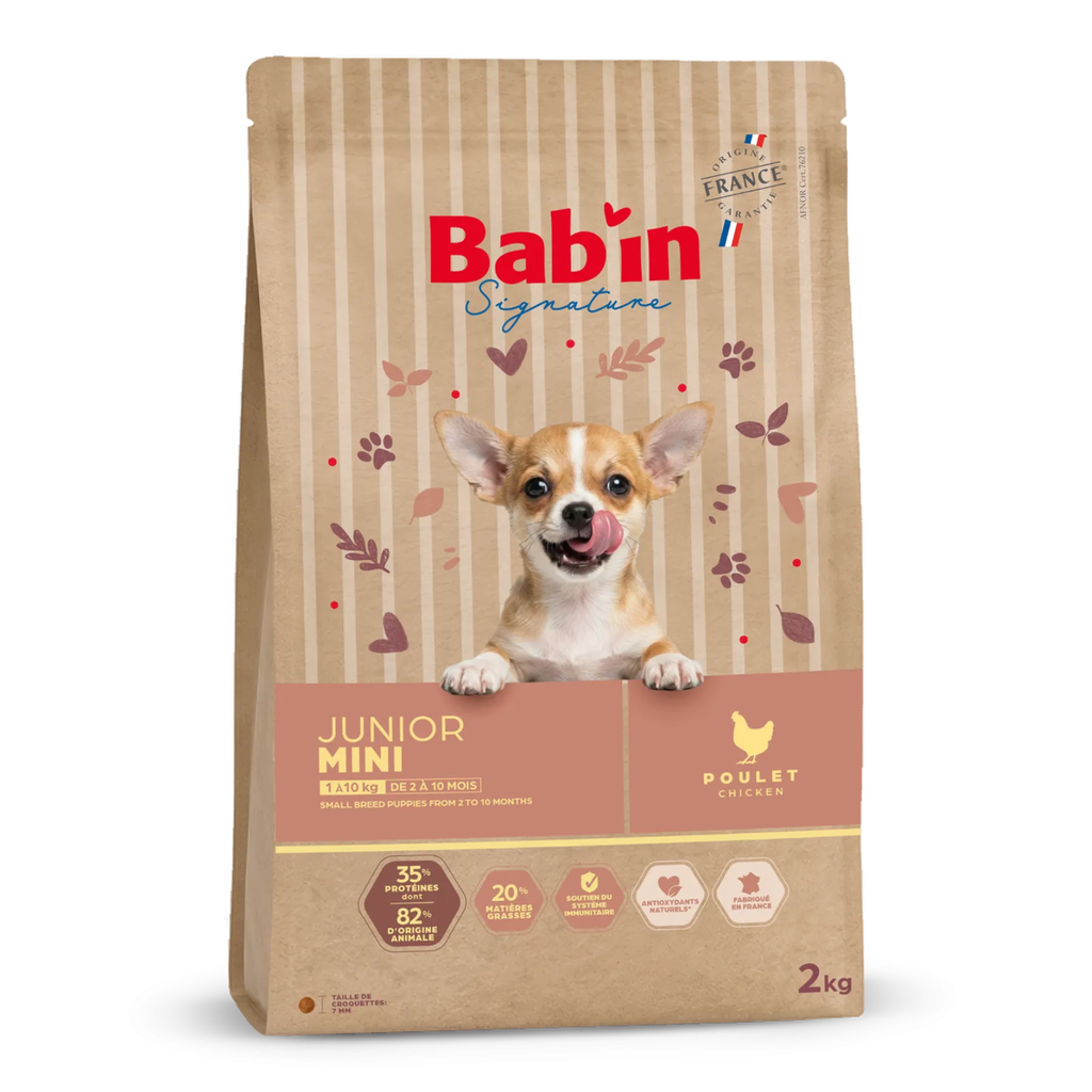 Croquettes mini junior - BABIN - 2 kg