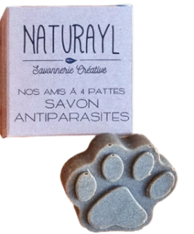 Savon solide antiparasitaire chien & chat