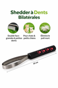 Shedder à dents bilatérales